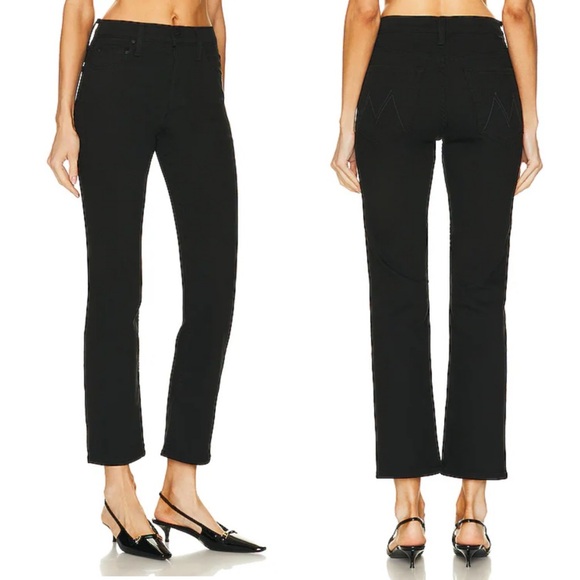 MOTHER Tomcat Ankle in Lasting Impression Black Size 26 New - Picture 3 of 15